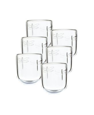 La Rochère - La Rochere "Dragonfly" Double Old-Fashioned Glasses, Set of 6