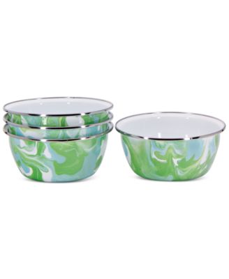 Golden Rabbit - Modern Monet Salad Bowls, Set of 4