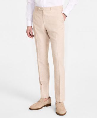 Tommy Hilfiger - Men's Modern-Fit Linen-Blend Suit Pants