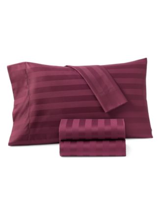 Charter Club - Stripe Cotton 550-Thread Count 4-Pc. King Sheet Set