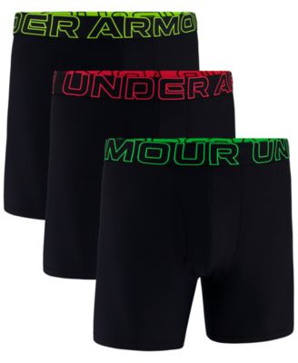 Under Armour - Men's Performance Tech Mesh Solid 6" Boxer Briefs - 3-pack
