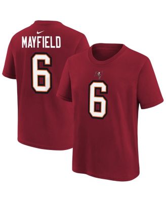 Nike - Men's Baker Mayfield Red Tampa Bay Buccaneers Player Name Number T-Shirt