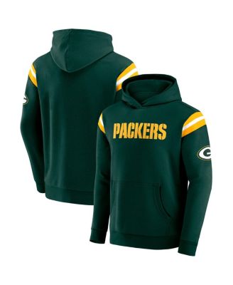 Fanatics - Men's Green Green Bay Packers Football Washed Pullover Hoodie