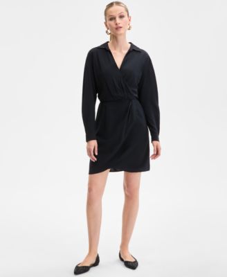 I.N.C. International Concepts - Women's Printed Twist-Front Mini Dress