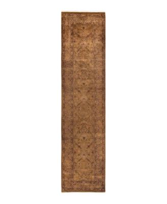 ADORN HAND WOVEN RUGS - Fine Vibrance M1574 3'1''x12'10'' Runner Area Rug