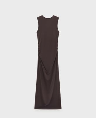 MANGO - Women's Long Fitted Dress