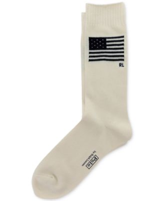 Polo Ralph Lauren - Men's Indigo Yarn Dye Flag Boot Socks