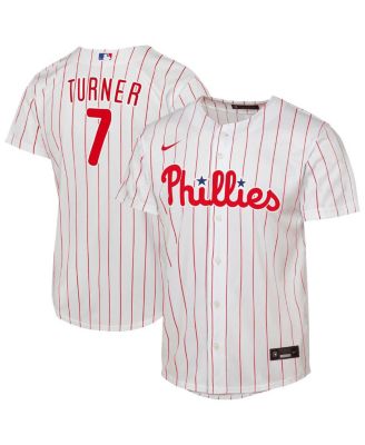 Nike - Big Boys and Girls Trea Turner White Philadelphia Phillies Home Replica Player Jersey