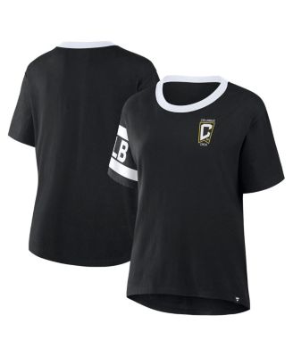 Fanatics - Women's Black Columbus Crew Defender Pairing Legacy T-Shirt