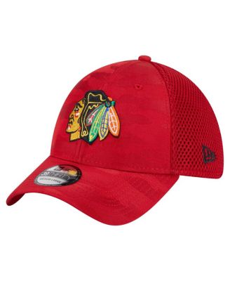 New Era - Men's Red Chicago Blackhawks Active Subtle Camo 39THIRTY Flex Hat