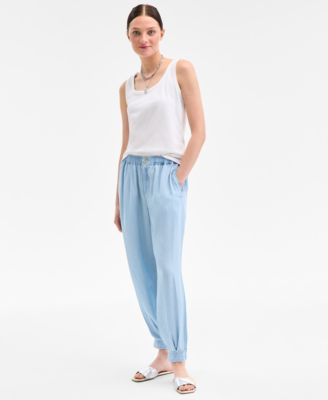 On 34th - Women's Chambray Balloon Pants