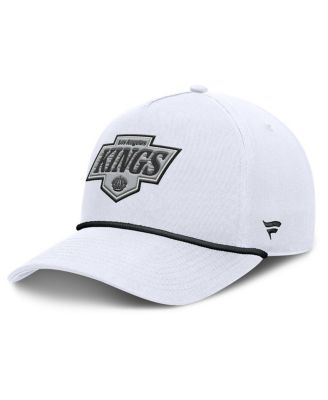 Fanatics - Men's White Los Angeles Kings Rope A-Frame Adjustable Hat