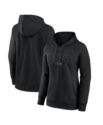 Fanatics - Women's Seattle Seahawks Blackout Luxe Arch Pullover Sweatshirt