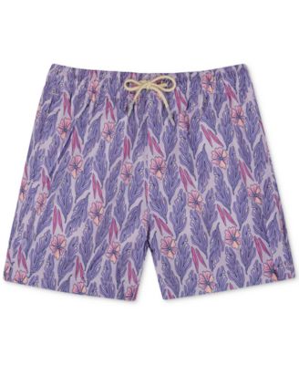 Sunset x Vine - Men's Floral Woven Swim Trunks