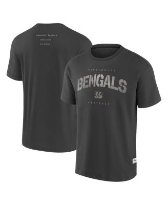 Fanatics - Men's Charcoal Cincinnati Bengals Elements Weathered Tonal Future Ground T-Shirt