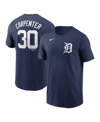 Nike - Men's Kerry Carpenter Navy Detroit Tigers Fuse Name Number T-Shirt