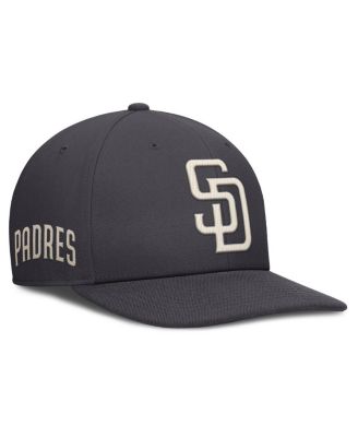 Nike - Men's Anthracite San Diego Padres Statement Pro Snapback Hat