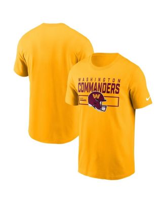 Nike - Men's Gold Washington Commanders Primetime Helmet Essential T-Shirt