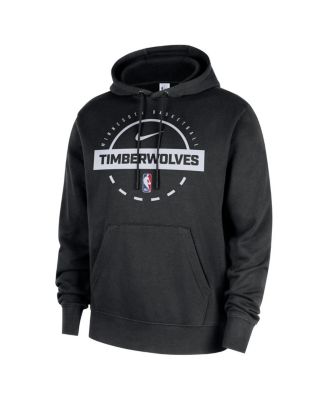Nike - Black Minnesota Timberwolves 2025/26 Authentic Practice Club Pullover Hoodie