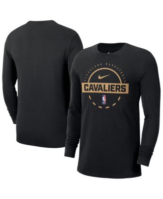 Nike - Men's Black Cleveland Cavaliers Authentic Long Sleeve Practice T-Shirt