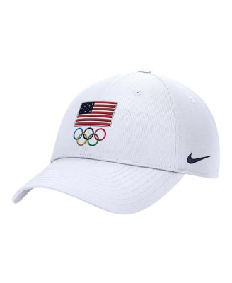 Nike - Men's White Team USA On-Field Club Ripstop Dri-FIT Adjustable Hat