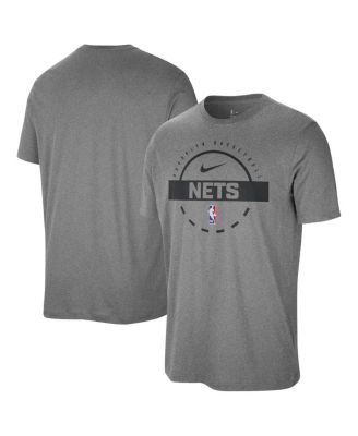 Nike - Men's Charcoal Brooklyn Nets Authentic Practice T-Shirt