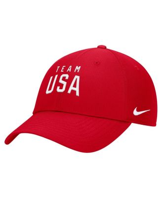 Nike - Men's Red Team USA On-Field Club Ripstop Dri-FIT Adjustable Hat