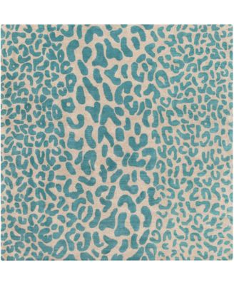 Livabliss - Athena ATH-5120 Dark Green 4' Square Area Rug
