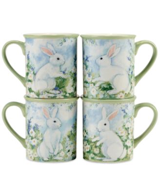 Certified International - Easter Morning Mugs, Set of 4