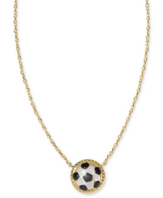 Kendra Scott - Soccer Ball 19" Adjustable Pendant Necklace