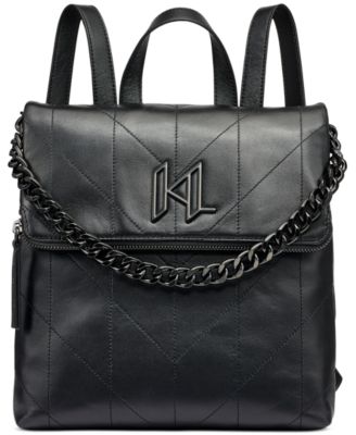KARL LAGERFELD PARIS - Lavande Leather Backpack
