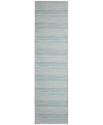 Liora Manne' - Miranda Tweed Stripe 1'11"x7'6" Runner Area Rug