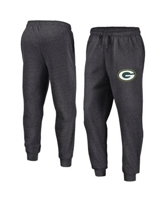 Fanatics - Men's Heather Charcoal Green Bay Packers Boost Fleece Joggers