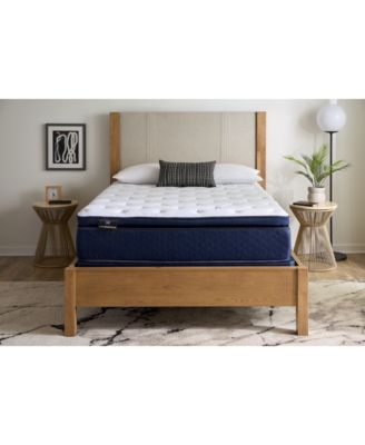 Sealy Sleep Essentials - Sleep Essentials Crestview 13.75" Plush Pillow Top Mattress Set - California King