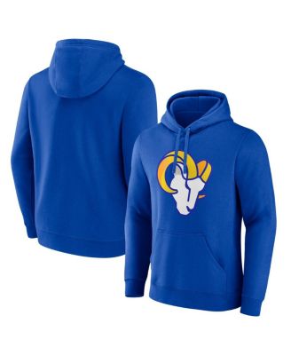 Fanatics - Men's Royal Los Angeles Rams Primary Logo Fleece Pullover Hoodie