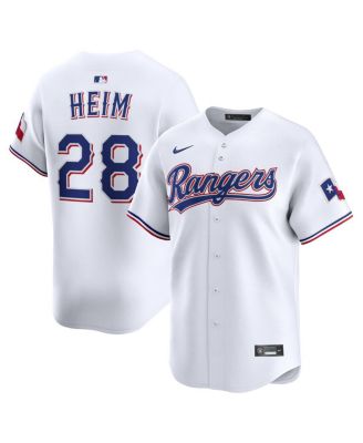 Nike - Men's Jonah Heim White Texas Rangers Alternate Limited Player Jersey