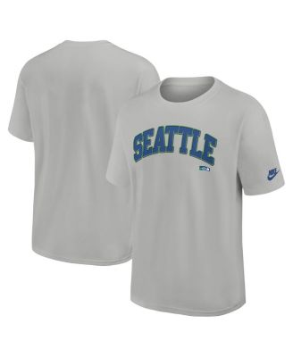 Nike - Men's Silver Seattle Seahawks Rewind Max90 Statement T-Shirt