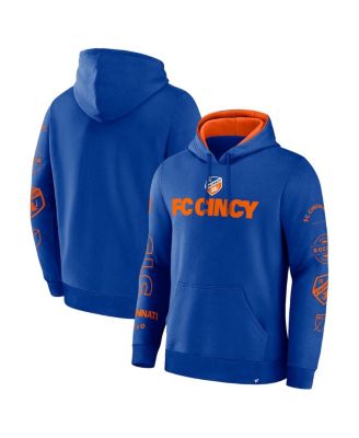 Fanatics - Men's Royal FC Cincinnati Penalty Kick Legacy Pullover Hoodie