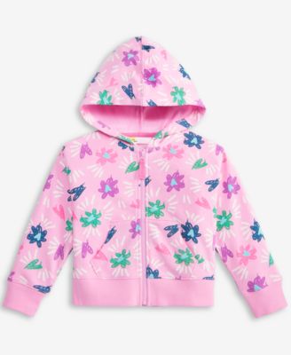 Epic Threads - Toddler Girls Graffiti-Print Zip Hoodie