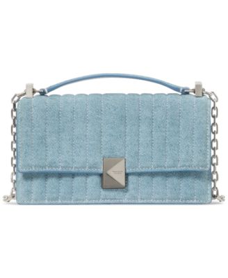 kate spade new york - Deco Quilted Denim Mini Leather Crossbody