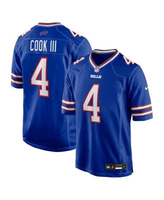 Nike - Men's James Cook III Royal Buffalo Bills Team Game Jersey