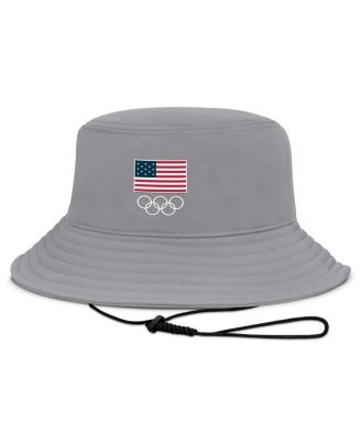 Fanatics - Men's&nbsp;Gray Team USA Finesse Bucket Hat