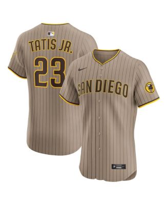 Nike - Men's Fernando Tatis Jr. Sand San Diego Padres Alternate Elite Jersey