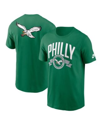 Nike - Men's Kelly Green Philadelphia Eagles Rewind Front and Back Hit Essential T-Shirt