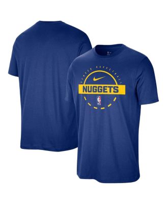 Nike - Men's Blue Denver Nuggets Authentic Practice T-Shirt