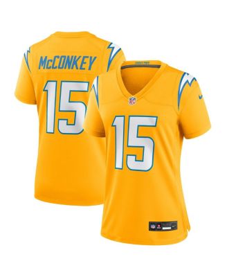 Nike - Women's Ladd McConkey Gold Los Angeles Chargers Alternate Charger Power Game Jersey