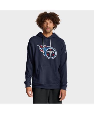 Nike - Men's Navy Tennessee Titans Sideline Standard Issue Initial Home Dri-FIT Hoodie