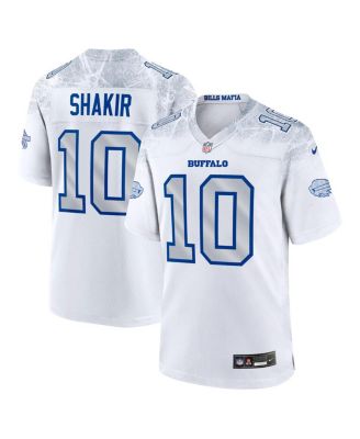 Nike - Men's Khalil Shakir White Buffalo Bills 2025 Rivalries Collection Game Jersey