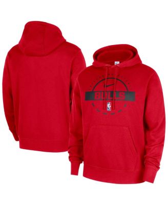 Nike - Men's Red Chicago Bulls 2025/26 Authentic Practice Club Pullover Hoodie