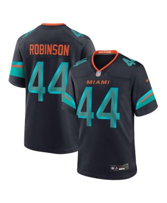 Nike - Men's Chop Robinson Pitch Blue Miami Dolphins 2025 Rivalries Collection Game Jersey